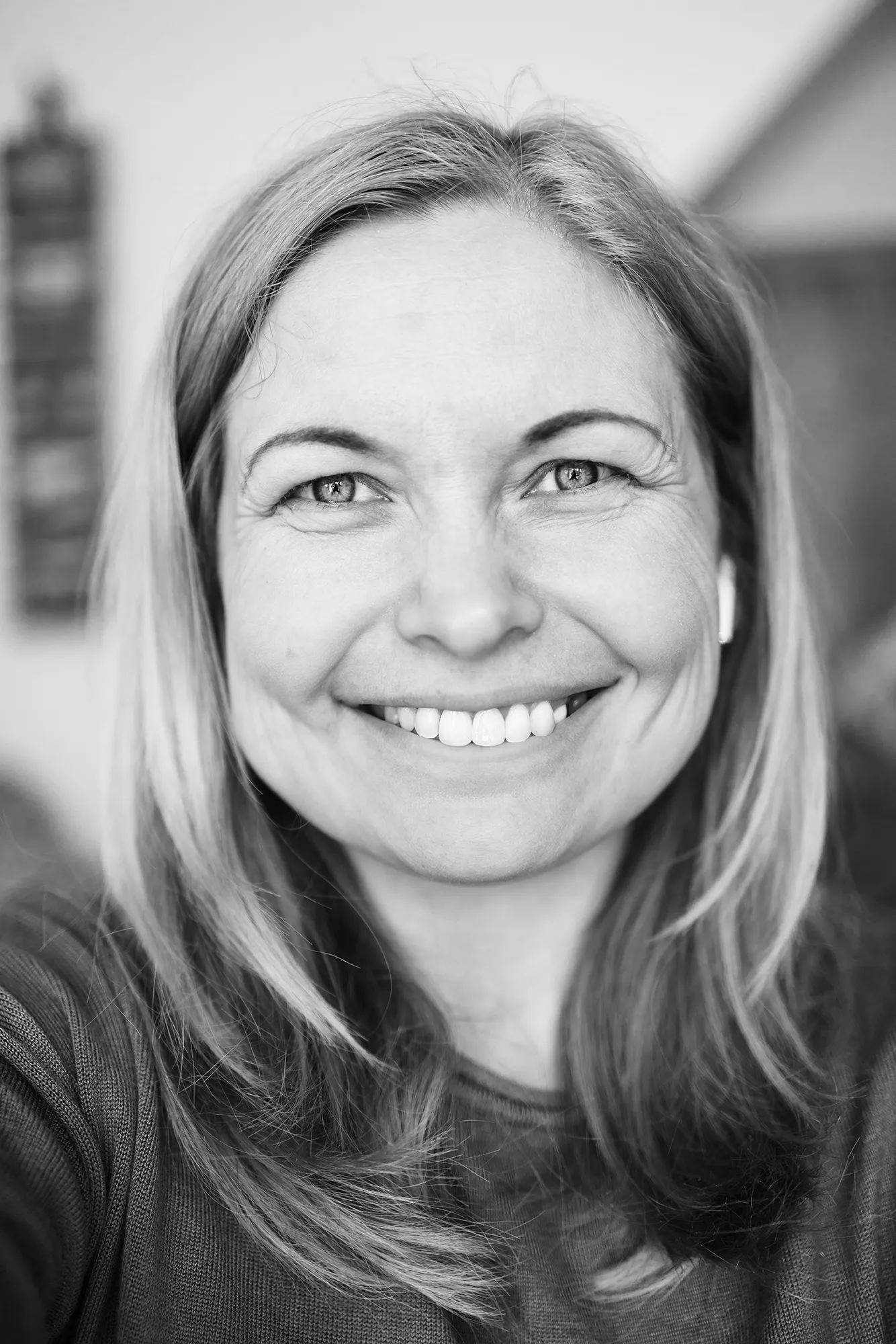 Marina Aleksandrova, newborn photographer in West Wickham, smiling portrait